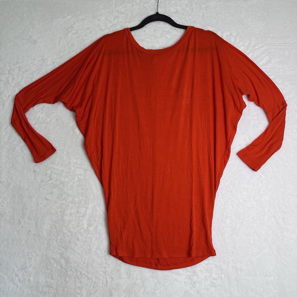 Leshop Womens S Orange Bat‎ Sleeve Top Blouse
